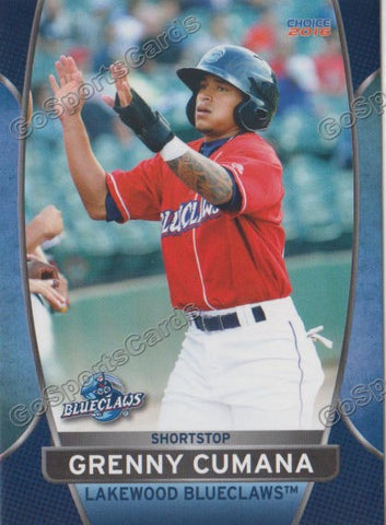 2016 Lakewood BlueClaws Grenny Cumana