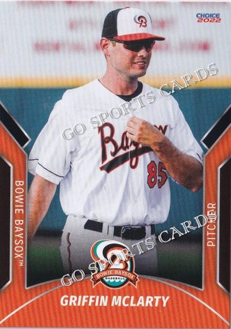 2022 Bowie Baysox Griffin McLarty