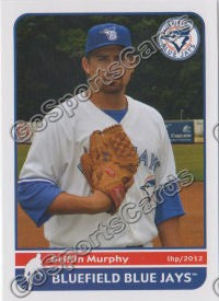 2012 Bluefield Blue Jays Griffin Murphy