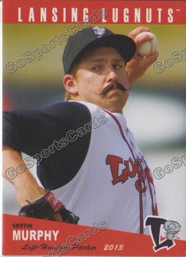 2013 Lansing Lugnuts Griffin Murphy