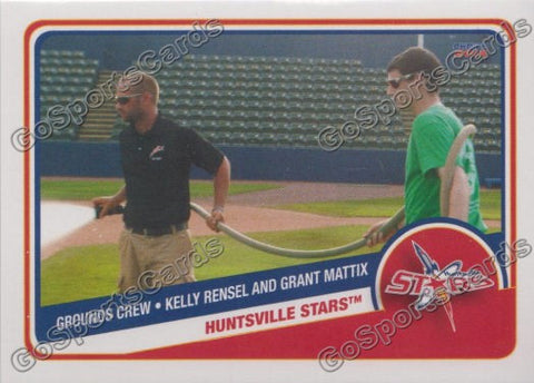 2013 Huntsville Stars Grounds Crew Kelly Rensel Grant Mattrix