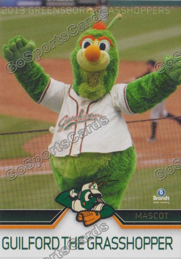 2013 Greensboro Grasshoppers Guilford The Grasshopper