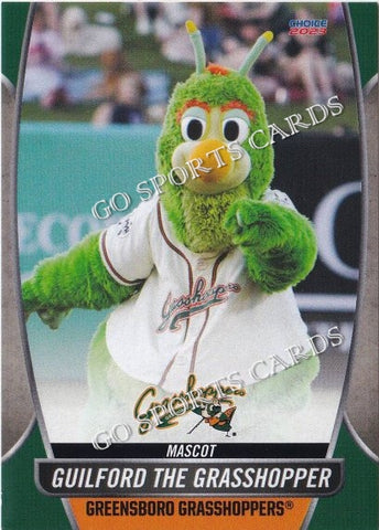 2023 Greensboro Grasshoppers Guilford The Grasshopper Mascot