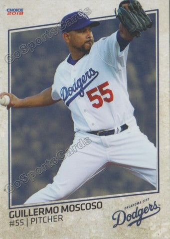 2018 Oklahoma City Dodgers Guillermo Moscoso