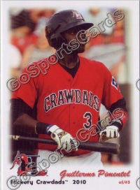 2010 Hickory Crawdads Guillermo Pimentel