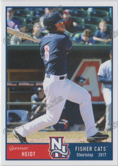 2017 New Hampshire Fisher Cats Gunnar Heidt