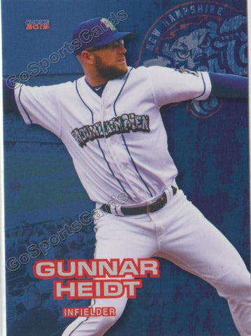2019 New Hampshire Fisher Cats Gunnar Heidt
