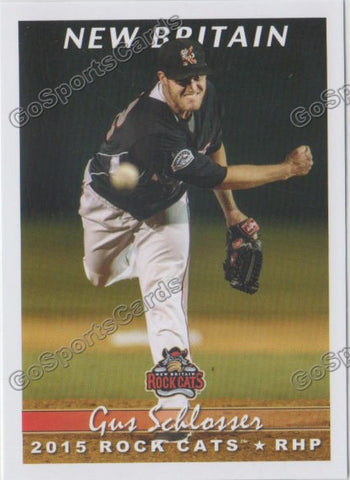 2015 New Britain Rock Cats Gus Schlosser