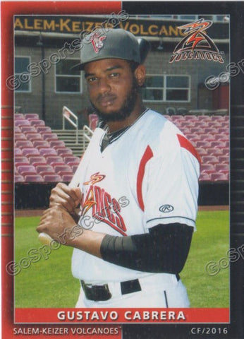 2016 Salem Keizer Volcanoes Gustavo Cabrera