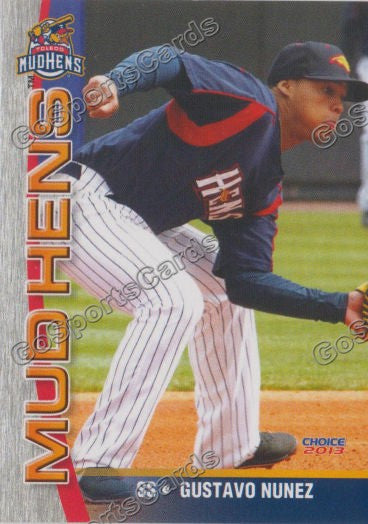2013 Toledo Mud Hens Gustavo Nunez