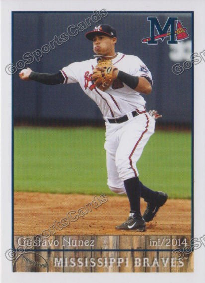 2014 Mississippi Braves Gustavo Nunez
