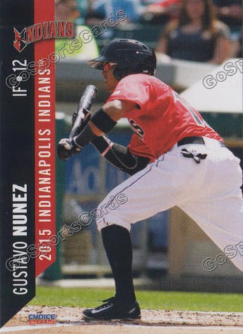 2015 Indianapolis Indians Gustavo Nunez