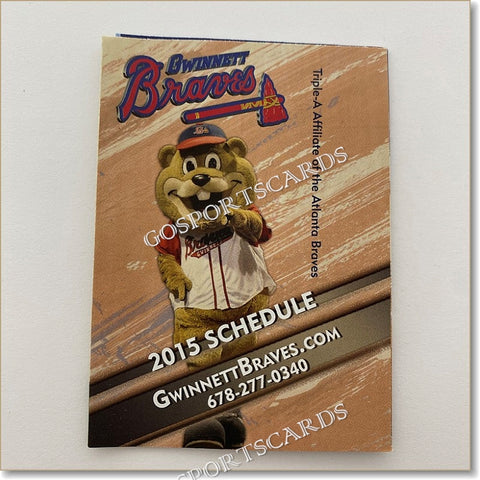 2015 Gwinnett Braves Pocket Schedule