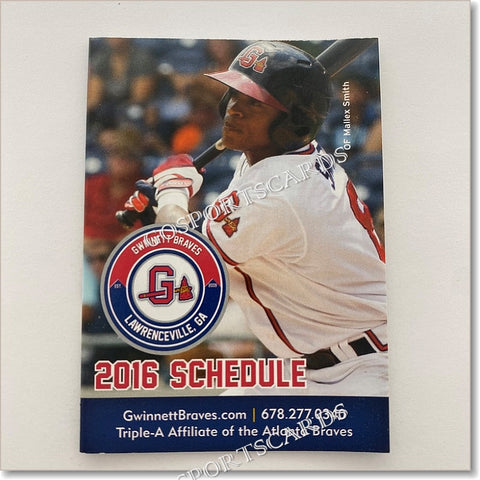 2016 Gwinnett Braves Pocket Schedule