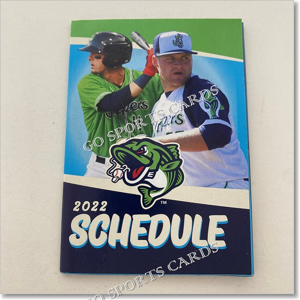 2022 Gwinnett Stripers Pocket Schedule (Bryce Elder, Drew Waters)