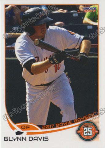 2017 Bowie Baysox Glynn Davis