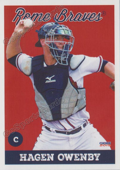 2019 Rome Braves Hagen Owenby
