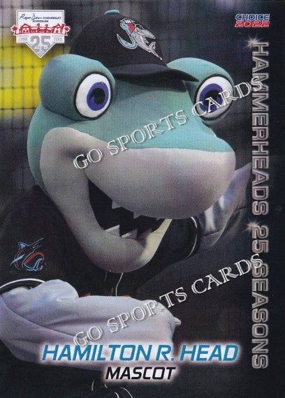 2022 Jupiter Hammerheads Hamilton R Head Mascot