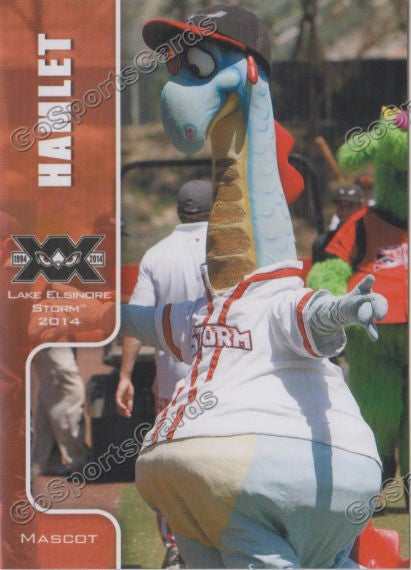 2014 Lake Elsinore Storm Hamlet Mascot