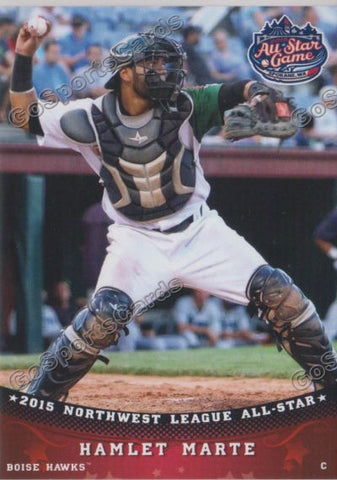 2015 Pioneer Northwest League All Star R Hamlet Marte