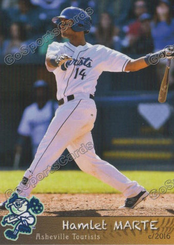 2016 Asheville Tourists Hamlet Marte