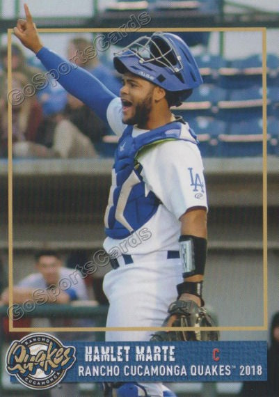 2018 Rancho Cucamonga Quakes Hamlet Marte