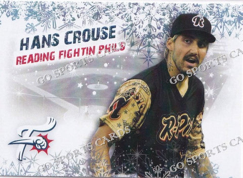 2021 Reading Fightin Phils Holiday Hans Crouse