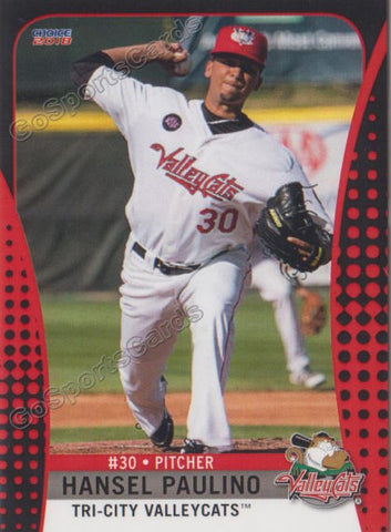2018 Tri City ValleyCats Hansel Paulino