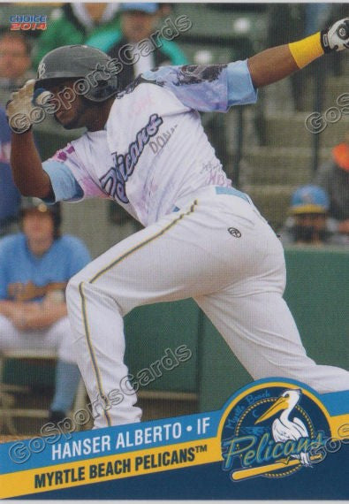 2014 Myrtle Beach Pelicans Hanser Alberto
