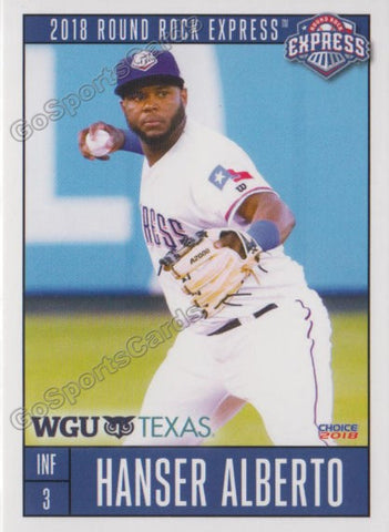 2018 Round Rock Express Hanser Alberto