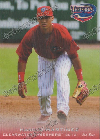 2013 Clearwater Threshers Harold Martinez