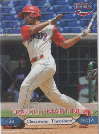 2014 Clearwater Threshers Harold Martinez
