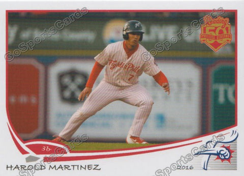 2016 Reading Fightin Phils Harold Martinez
