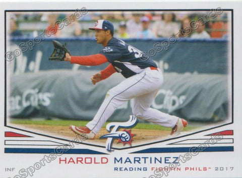 2017 Reading Fightin Phils Harold Martinez