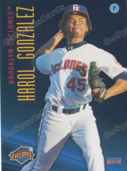 2016 Brooklyn Cyclones Harol Gonzalez