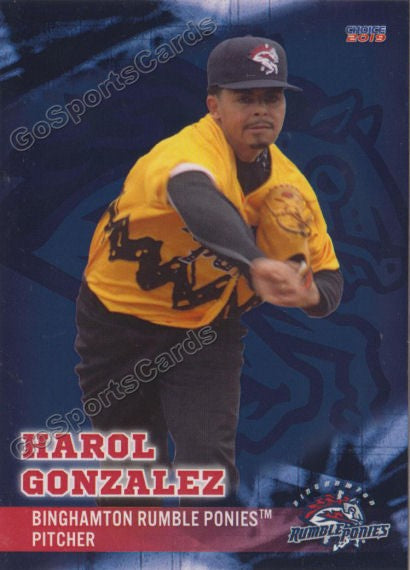 2019 Binghamton Rumble Ponies Harol Gonzalez