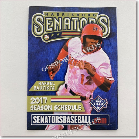 2017 Harrisburg Senators Pocket Schedule
