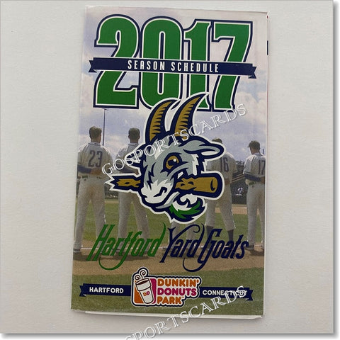 2017 Hartford Yard Goats Pocket Schedule