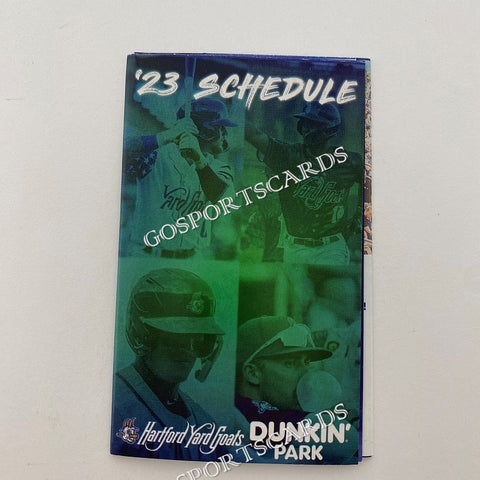 2023 Hartford Yard Goats Pocket Schedule