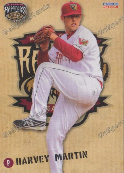 2014 Wisconsin Timber Rattlers Harvey Martin