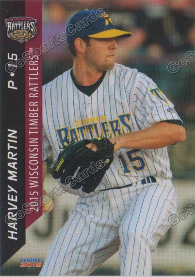 2015 Wisconsin Timber Rattlers Harvey Martin