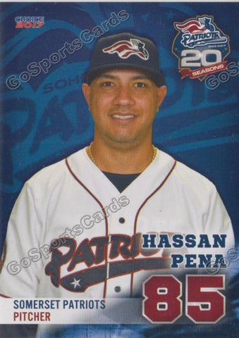 2017 Somerset Patriots Hassan Pena