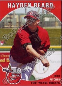 2010 Fort Wayne TinCaps Hayden Beard