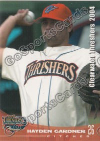 2004 Clearwater Threshers Hayden Gardner