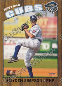 2012 Daytona Cubs Hayden Simpson
