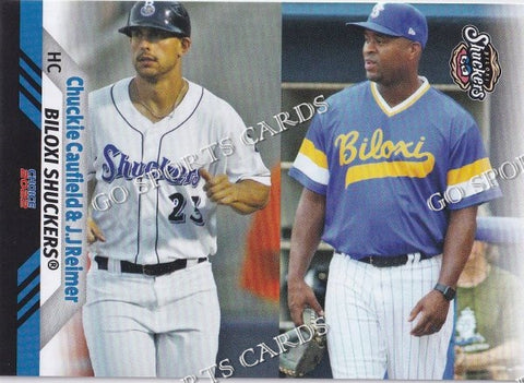 2022 Biloxi Shuckers Chuckie Caufield JJ Reimer