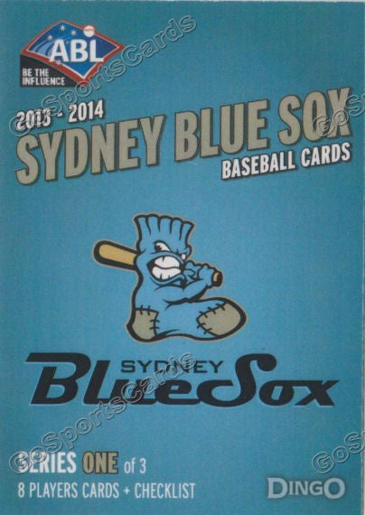 2013-2014 Sydney Blue Sox ABL Header 1 Checklist