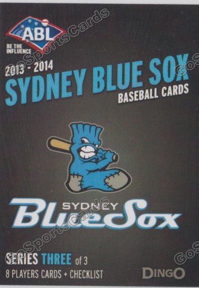 2013-2014 Sydney Blue Sox ABL Header 3 Checklist