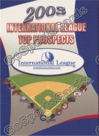 2003 International League Top Prospects Choice Header Card