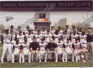 2005 Sacramento River Cats Multi-Ad Team Card